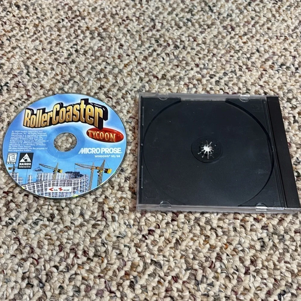 RollerCoaster Tycoon PC Game 1999. Windows 95/98